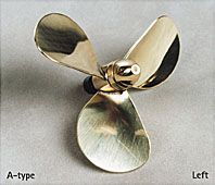 146-14  Brass Propeller 40-L-3bl-M4